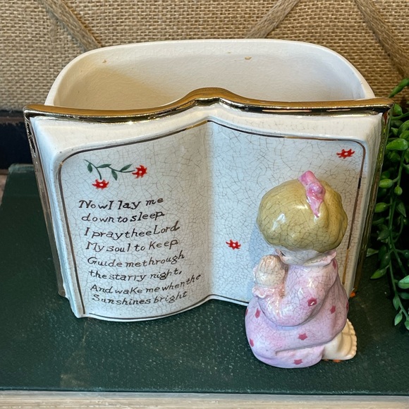 Vintage bedtime prayer vase - Picture 3 of 15